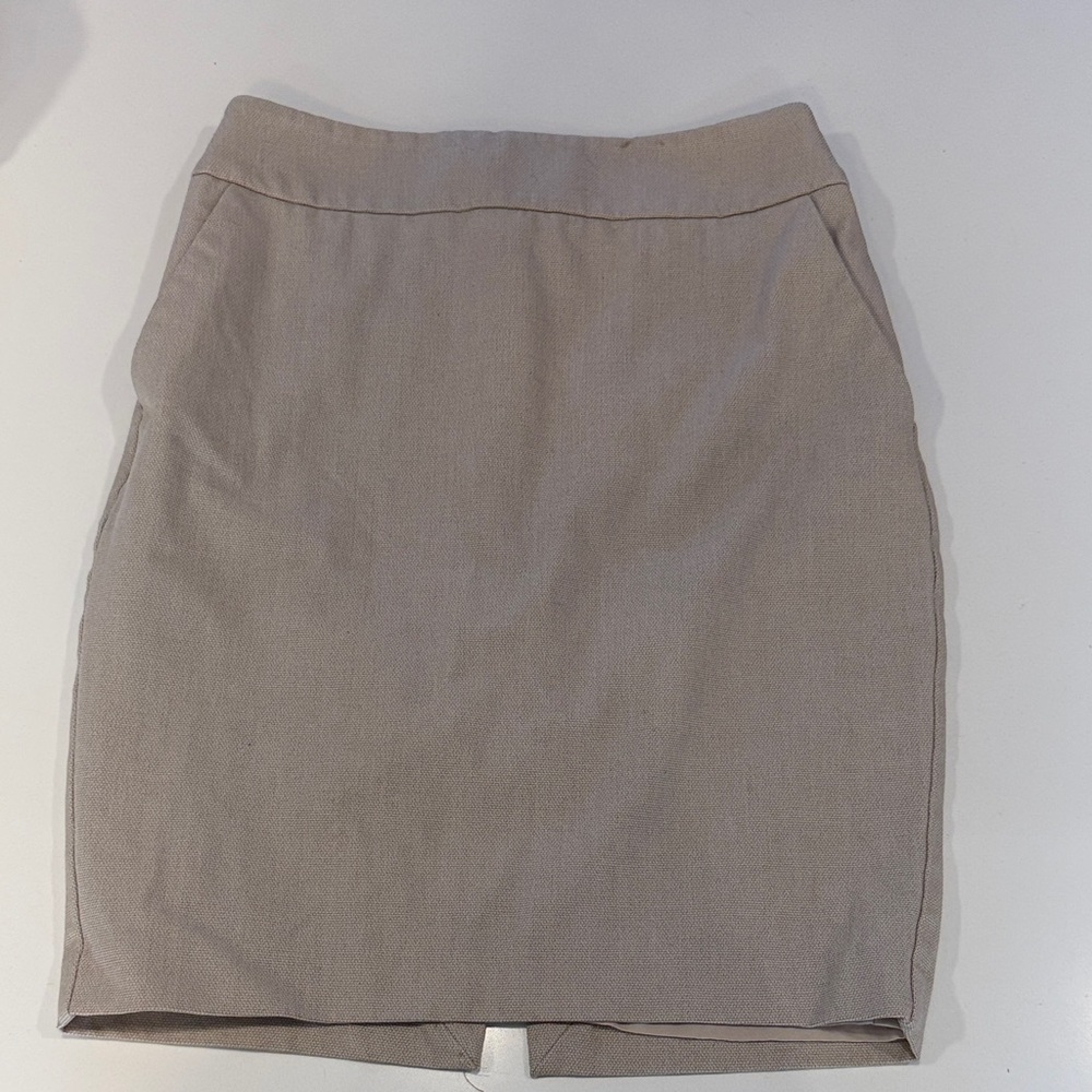 Express Tan Pencil Skirt